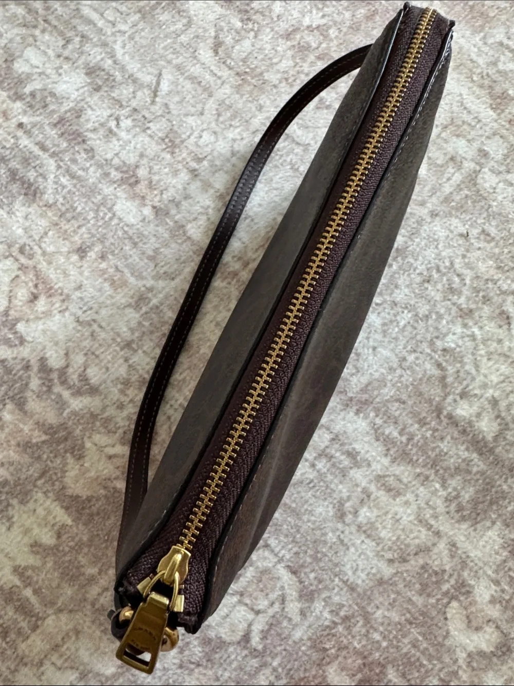 Coach Plaza Bag in Signature Canvas + Dust Bag + Charm